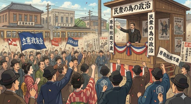 【歴史】原敬と政党内閣を世界一わかりやすく解説！平民宰相が変えた日本 | 中学社会 歴史塾